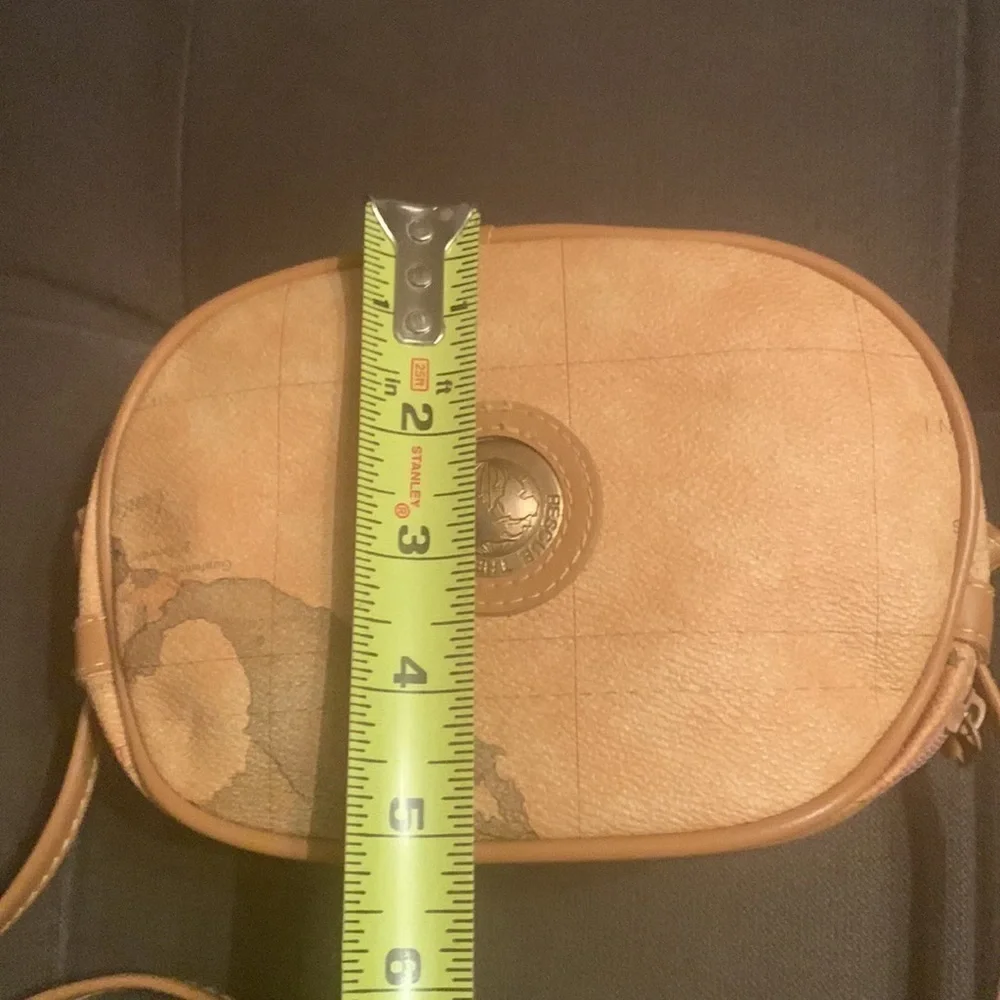 moni Map of the World Pattern Crossover Mini Bag